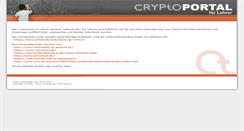 Desktop Screenshot of cryptoportal.org