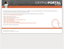 Tablet Screenshot of cryptoportal.org